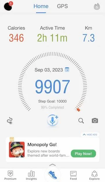 Pacer Pedometer and Step Tracker